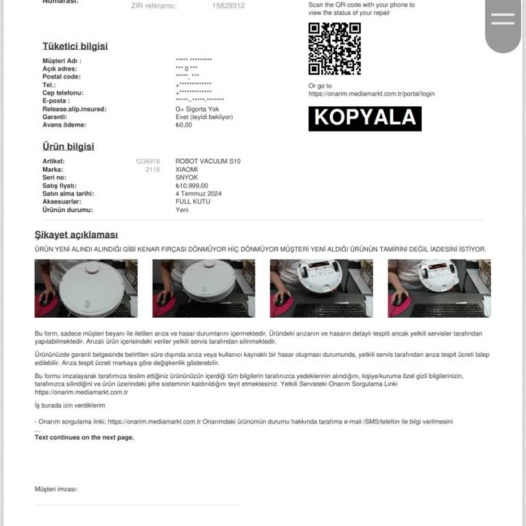 Media Markt 40 Gündür Ürünüm Garantide Ve Hala Düzgün Bir Açıklama Yok
