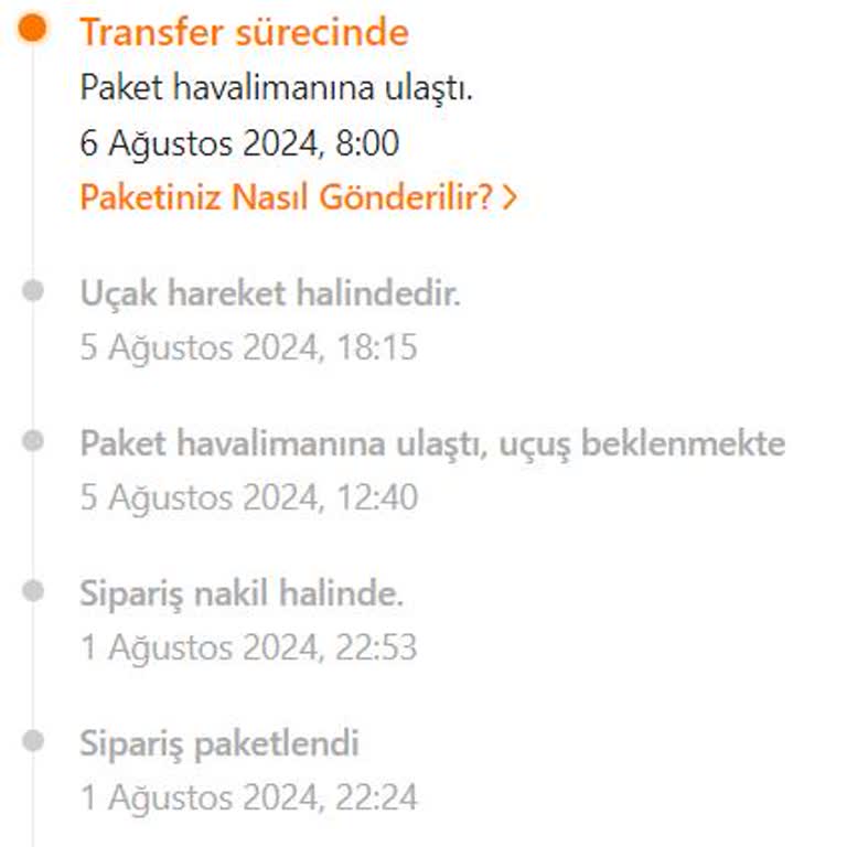 MNG Kargo MNG İle Gönderilen Temu Siparişim Günlerdir Havaalanında Bekliyor.