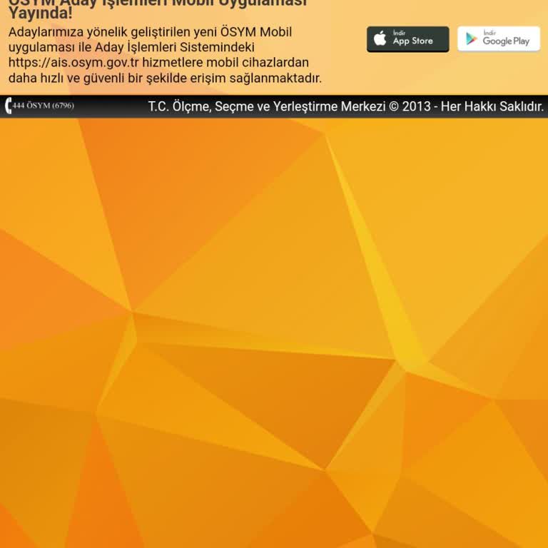 ÖSYM Giriş Yapamıyorum Çözülmesini Rica Ediyorum