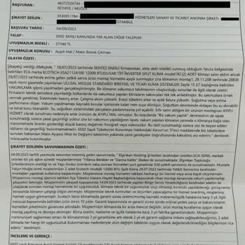 Arçelik Klima Montajında Vakumlama Sorunu ve Servis İlgisizliği