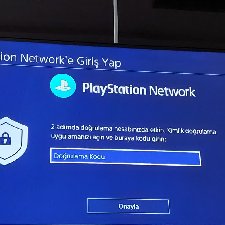 PlayStation Türkiye Sony Hesabımda İki Adımlı Doğrulama Sorunu