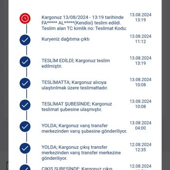 Aras Kargo Teslim Etmediği Kargoyu Teslim Etmiş Gösteriyor
