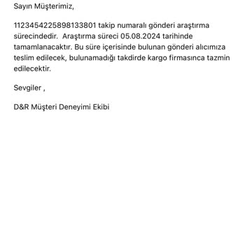 D&R- Xiaomi Mi Smart Fan 2 Ayaklı Vantilatör Ürünün Gönderilmemesi