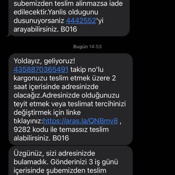 Aras Kargo Şirketinin Ve Şubesinin Vurdumduymazlığı