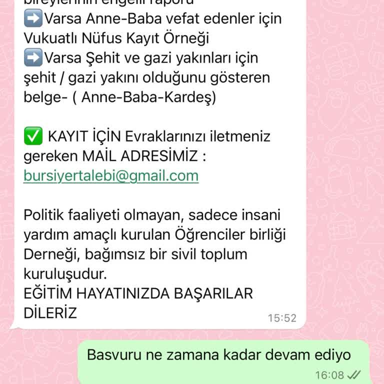 Öğrenciler Birliği Derneği Şüpheli Sosyal Yardım Kuruluşu Ve Kişisel Bilgilerimin Güvenliği