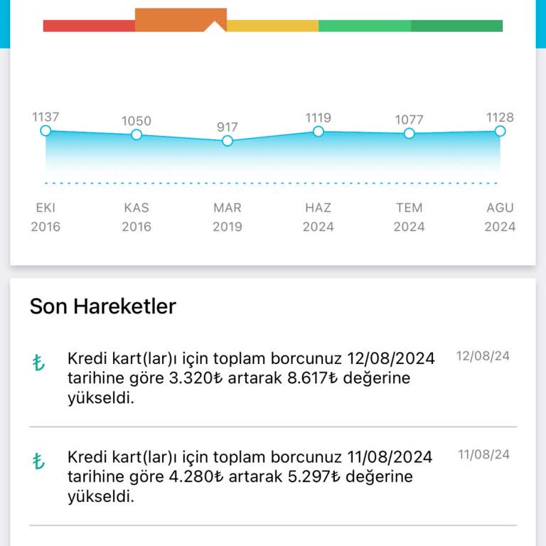 Findeks Kredi Notu: 1182 Nasıl Düştü Bir Anda Borç Yok.