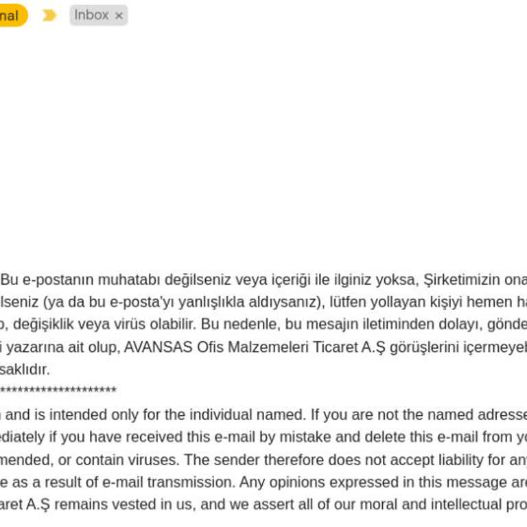 Avansas Teslimat Süreci Ve Fatura Sorunu.