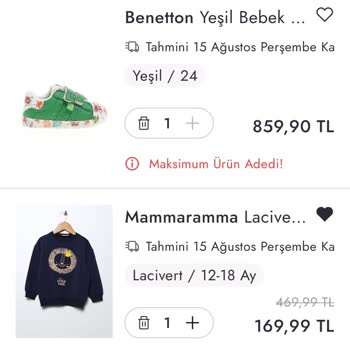 Boyner Ana Sayfadaki Ve Sepetteki Fiyat Farkı