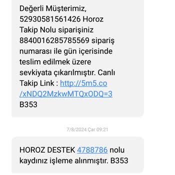 Horoz Lojistik Teslim Edilmeyen Ürünüm Ve İlgisizlik