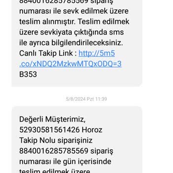 Horoz Lojistik Teslim Edilmeyen Ürünüm Ve İlgisizlik