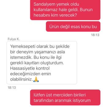 Yemeksepeti Market Mağduriyeti Ve Yetersiz Müşteri Temsilcisi