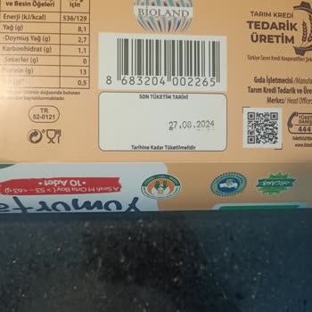Tarım Kredi Kooperatif Market Tarım Kredi Bozuk Organik Yumurta