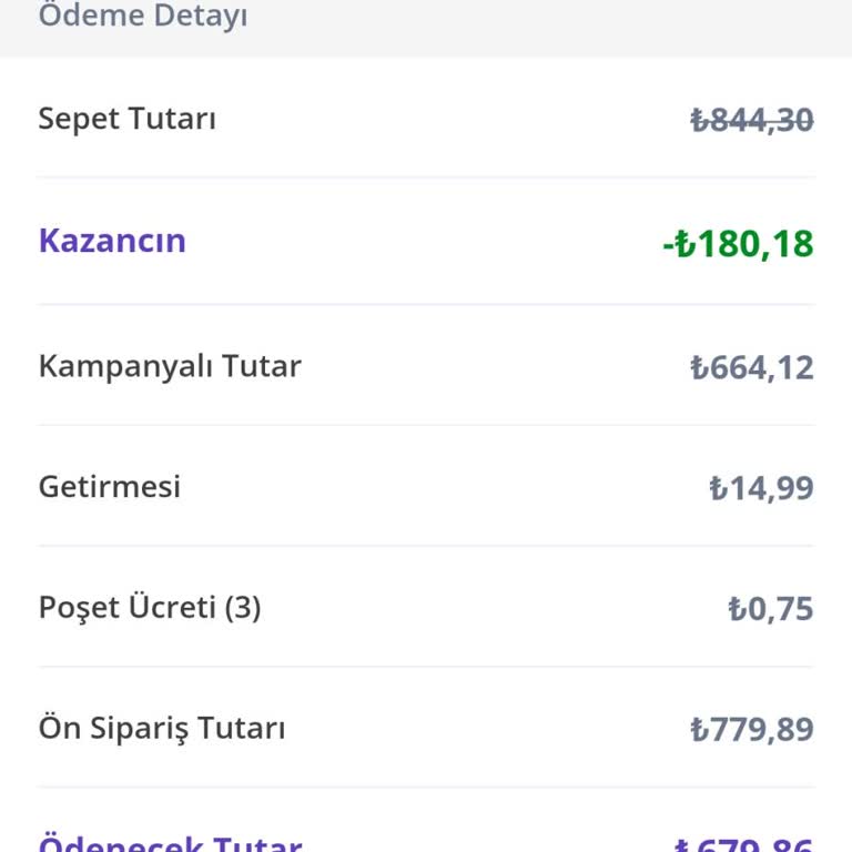 Getir Büyük İade Yapmadı