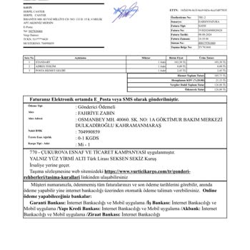 Yurtiçi Kargo İhtiyaç Sahibine Teslim Edilmeyen Ürün