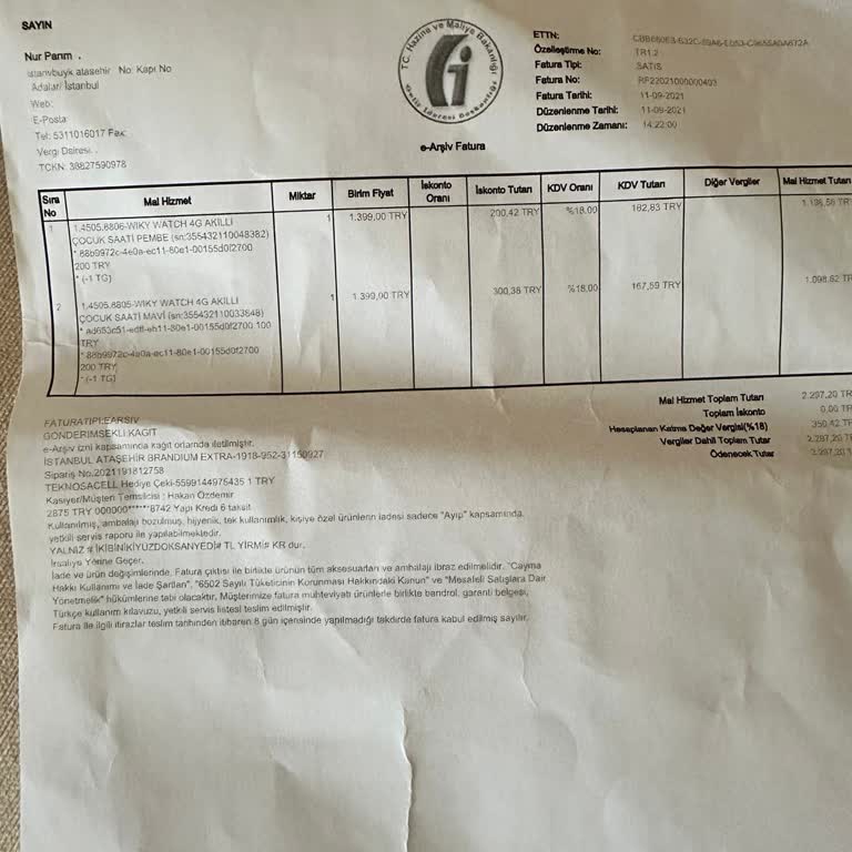 Teknosa Mağazasında Akıllı Saat Sorunu