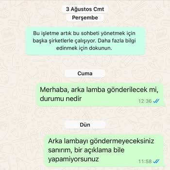 Bike & Outdoor Bisiklet Ürünleri Sipariş Kriterleri