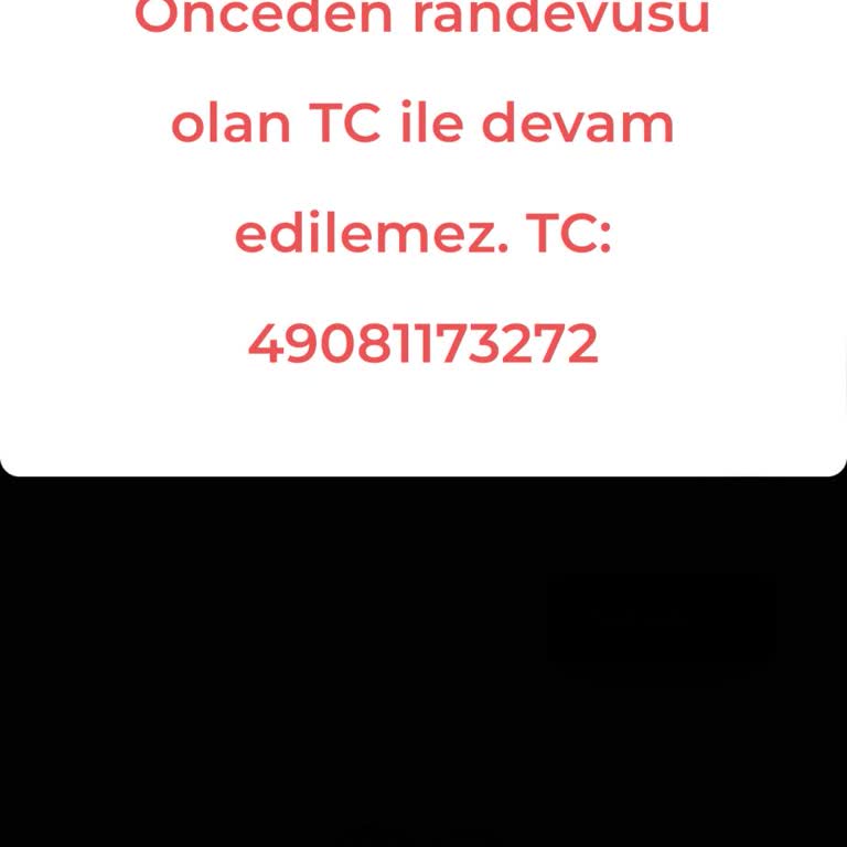 Kosmos Vize Hizmetleri Randevu Sisteminde T.C. Kimlik Numarası Sorunu