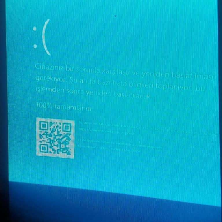 Monster Notebook Bir Hata İle Karşılaşıldı Mavi Ekran