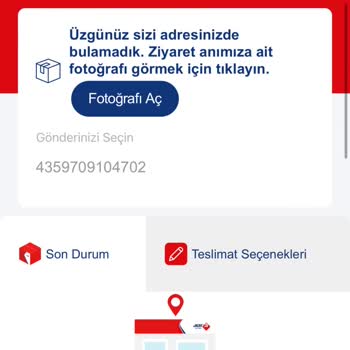 Aras Kargo Evde Olduğum Halde Adreste Bulamadık Diye Mesaj Gönderildi
