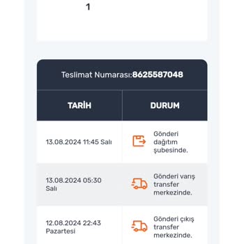 Afyon Kocatepe Aras Kargo Eve Teslim Etmiyor