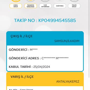 Gardrops Ürün Alıcıya Ulaşmadı
