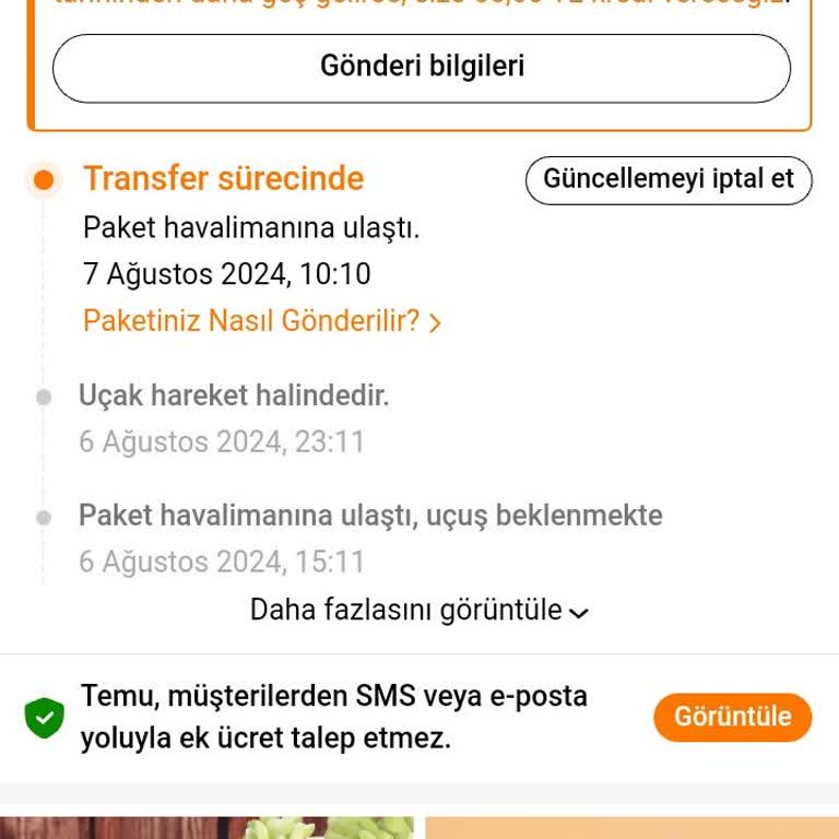 MNG Kargo Temu Siparişim Gümrükte Bekletiliyor, Mağduriyet Yaşıyorum