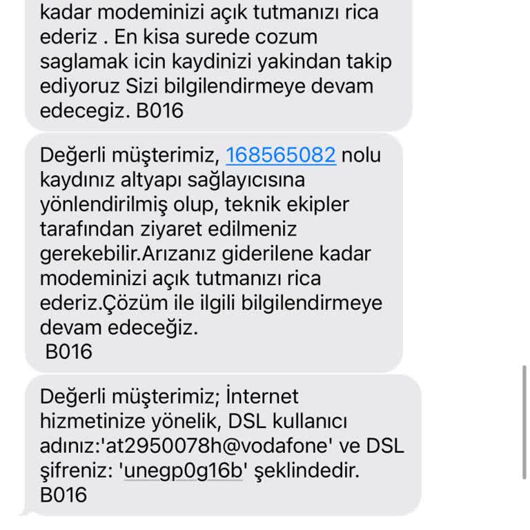 Vodafone Net Paket Düşürme İle İlgili Sorunlar