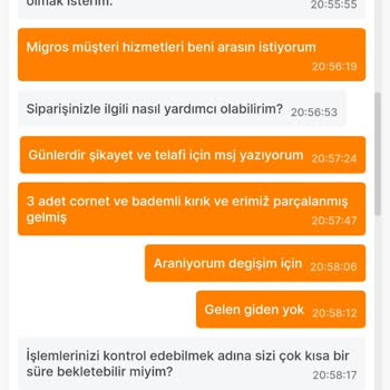 Migros Sanal Market Pişmanlıktır