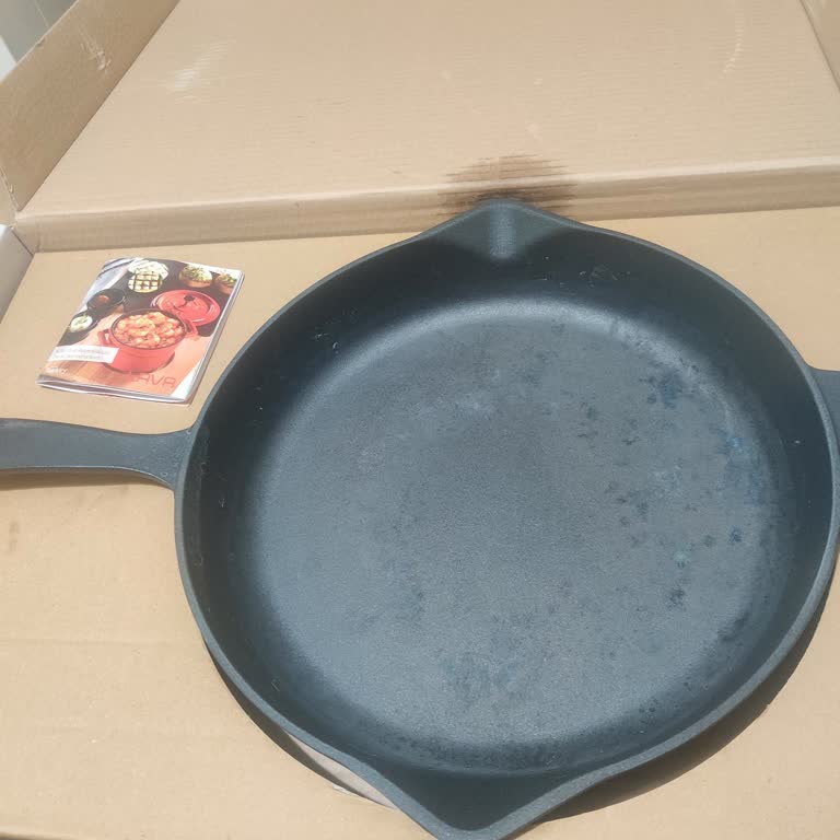 Lava Döküm Tava Mavimsi Renklenme