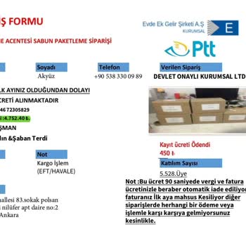 Evde Paketleme Türkiye Sabun Paketleme Adı Altında Para Alma