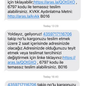 Aras Kargo Teslim Etmediği Kargo İçin Teslim Edildiğini Söylüyor