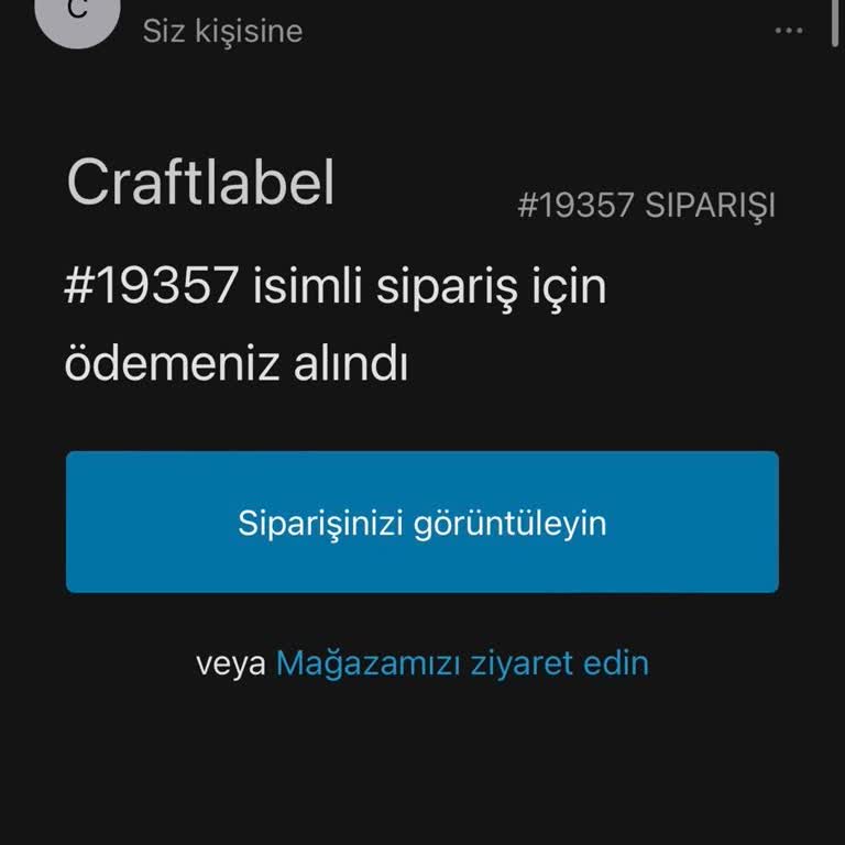 Craftlabel Ürünlerimi Yollamıyor Kargo Bilgime Ulaşamıyorum