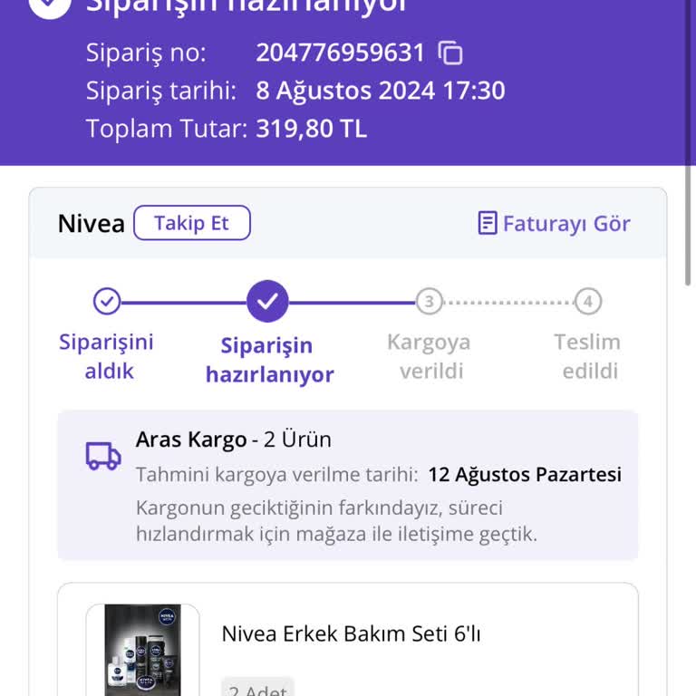 N11 Ve Nivea'dan Aldığım Ürün Teslim Edilmedi
