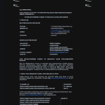 Türk Telekom Faturasız Hattıma Yüklediğim Bakiyeyi Yok Ediyor Sürekli