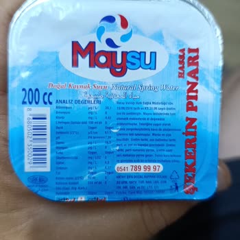 Maysu Marka Bardak Suda Böcek Çıktı.