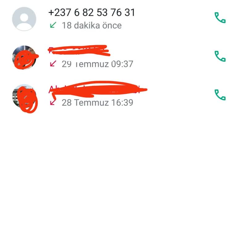 WhatsApp +237 Kodlu WhatsApp Araması
