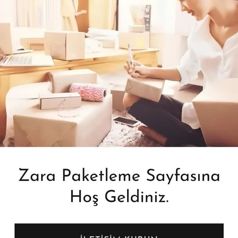 Zara Paketleme Hesap Bilgileri Önlem