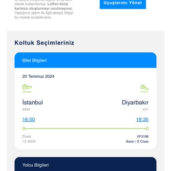 AJet Ücretli Koltuk Değişikliği Ve İade Sorunu