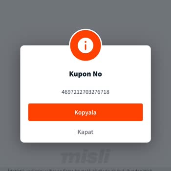 Misli Tutan Kuponun Parasını Vermiyorlar!