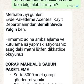 Paketlemeacentesi (Instagram) Evde Paketleme İş Başvurusu Ve Bilgi Güvenliği Uyarısı