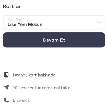 BELBİM (İstanbulkart) Lise Yeni Mezun Kartı