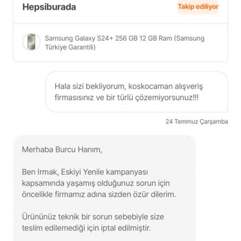 Hepsiburada İnsanların Yalan Beyanlarla Paralarını Alıp İade Yapmıyor!