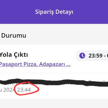 Getir Yemek Siparişi İptal Etmedi!