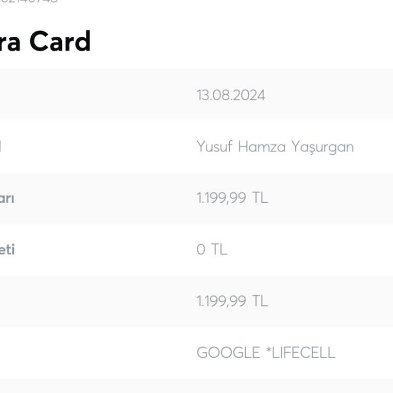 İzinsiz Çekim ve Acil Para İadesi Talebi
