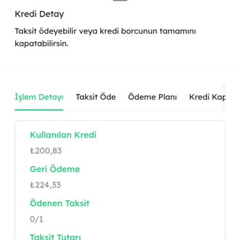 Kredim/Param Uygulaması İade Yapmıyor!