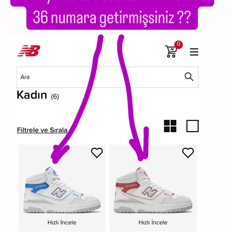 New Balance Kadın Ayakkabılarında Neden 36 Numara Yok?