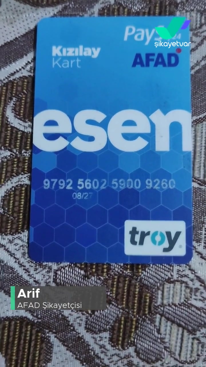 AFAD Depremzedeyim Esen Kartıma Ne Zaman Para Yatar Onu Öğrenmek İstiyorum! videonun kapak resmi