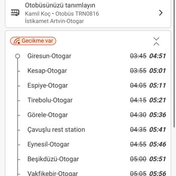 Obilet Pişmanlıktır Geç Gelen Otobüs