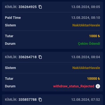 Cashwin Para Çekme Sorunu