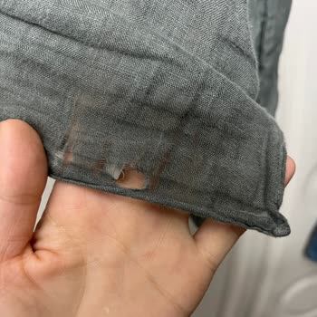 Massimo Dutti Yıkama Koşullarına Uyularak Daha 3 Aylık Keten Gömleğin Yırtılması